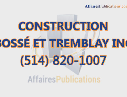 CONSTRUCTION BOSSÉ ET TREMBLAY