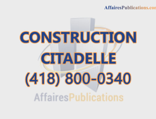 CONSTRUCTION CITADELLE INC