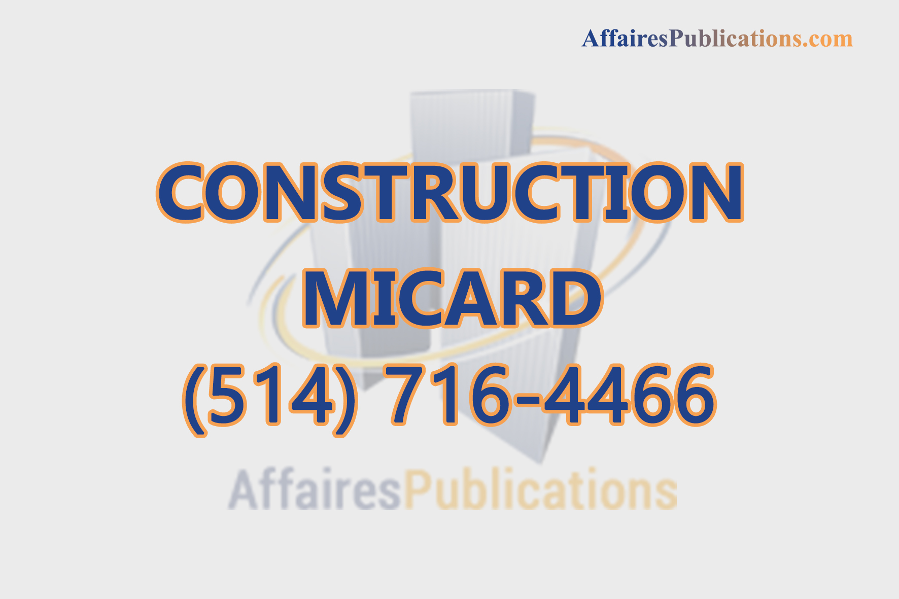 CONSTRUCTION MICARD