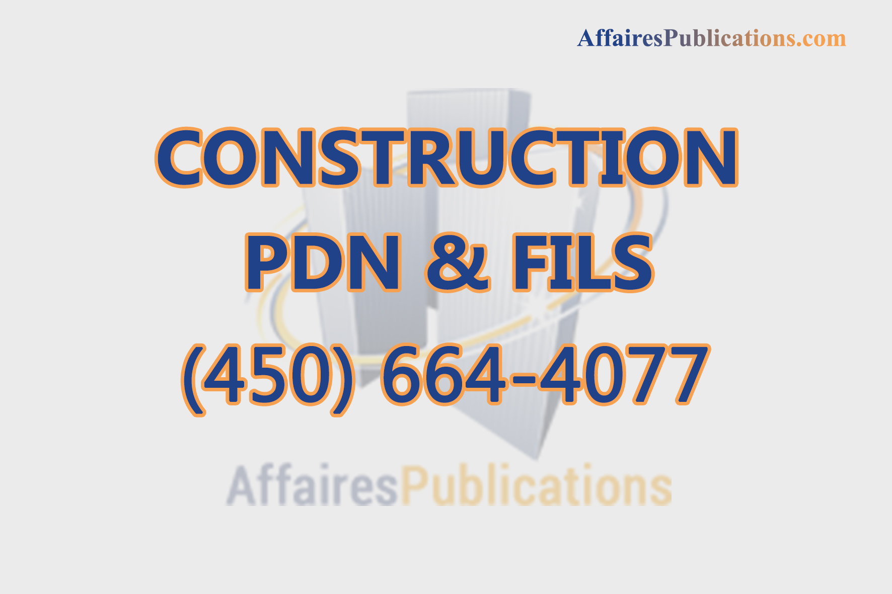 CONSTRUCTION PDN & FILS