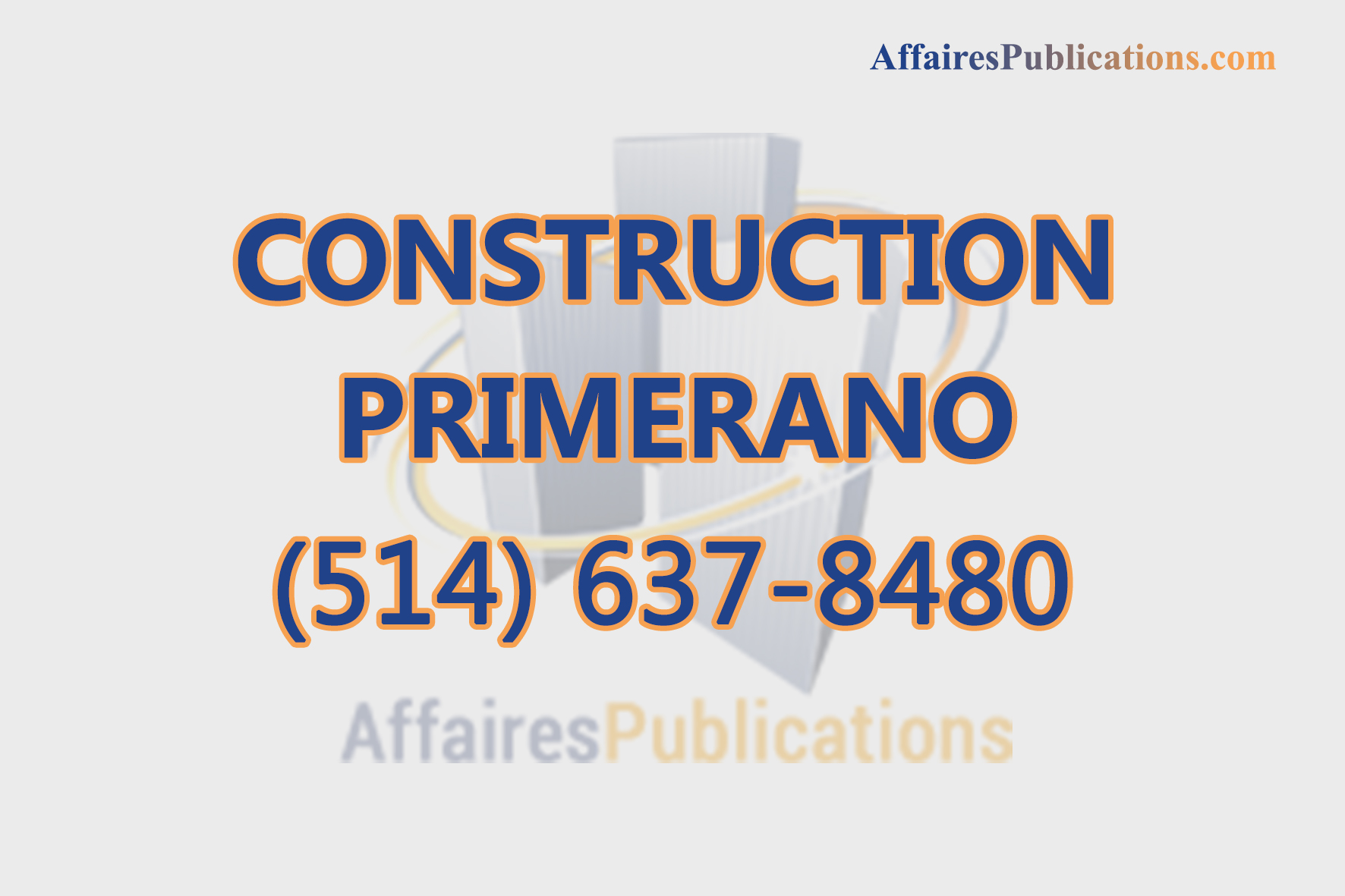 CONSTRUCTION PRIMERANO