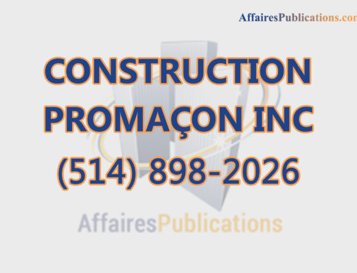 CONSTRUCTION PROMAÇON INC
