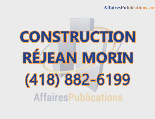 CONSTRUCTION RÉJEAN MORIN