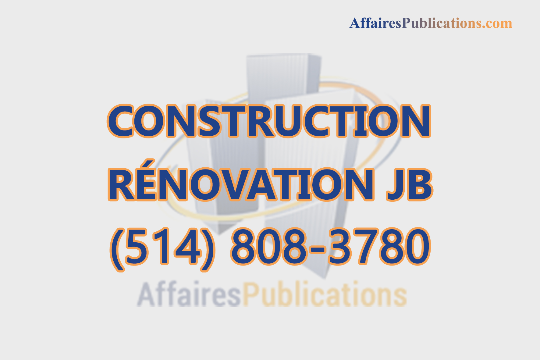 CONSTRUCTION RÉNOVATION JB