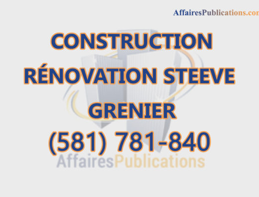 CONSTRUCTION RÉNOVATION STEEVE GRENIER INC