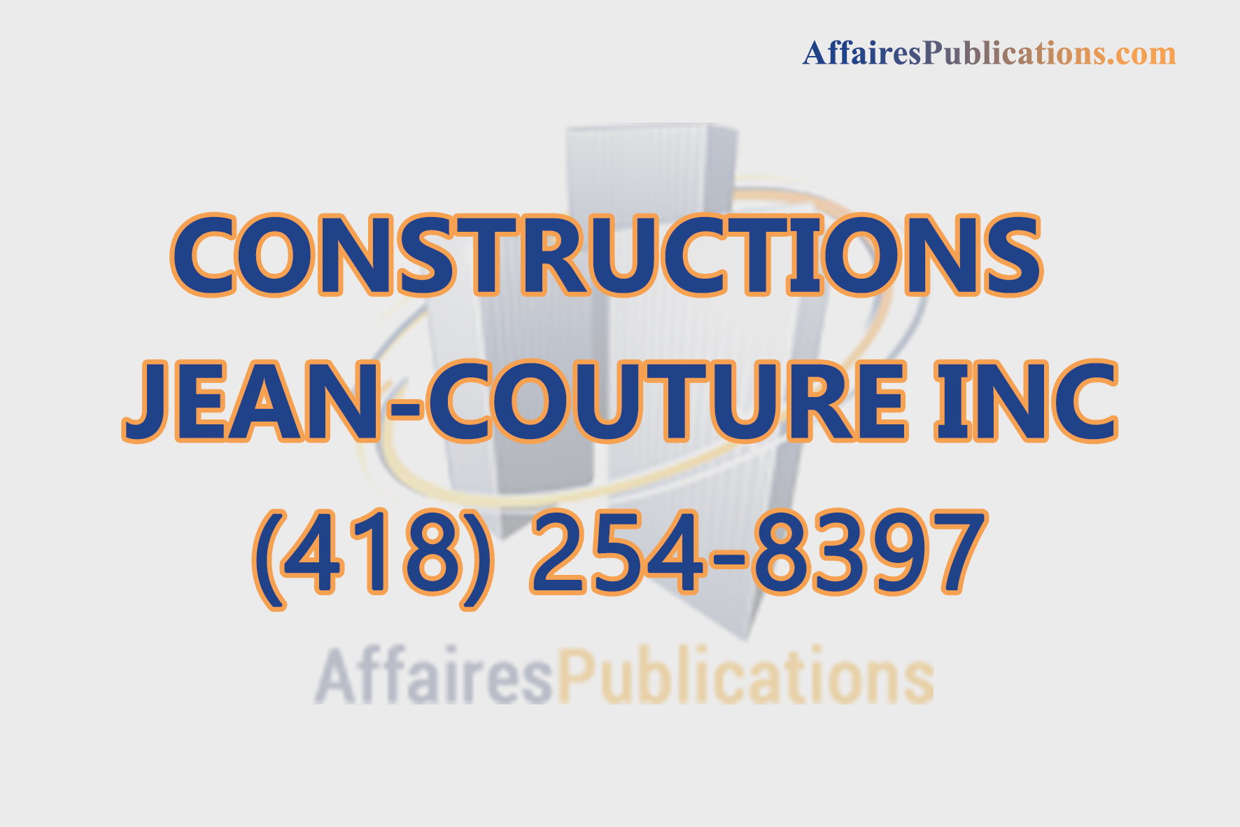 CONSTRUCTIONS JEAN-COUTURE