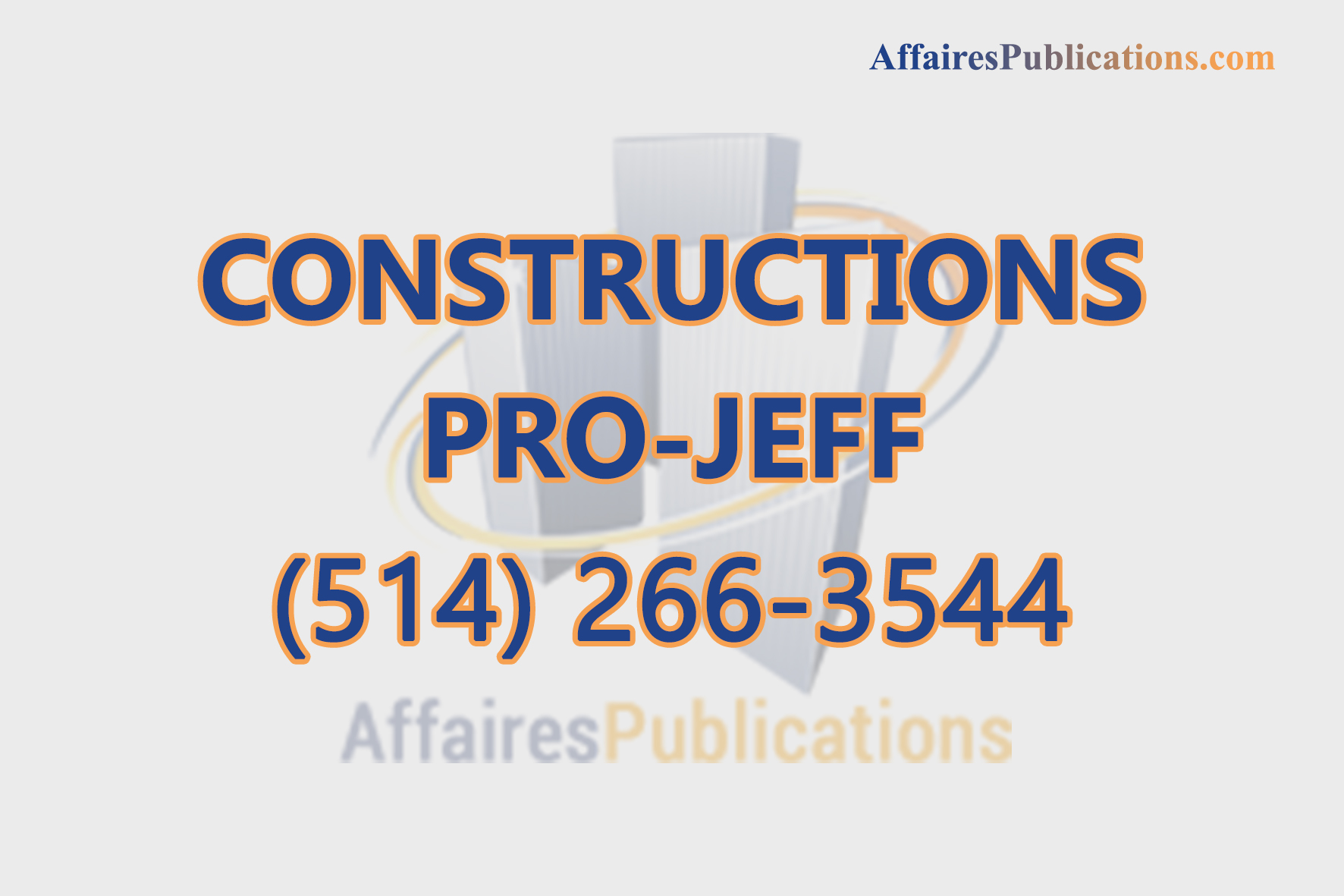 CONSTRUCTIONS PRO-JEFF