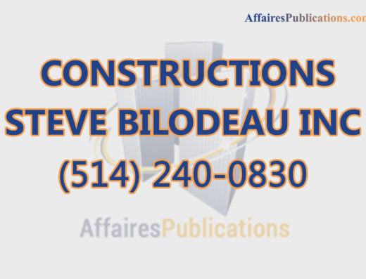 CONSTRUCTIONS STEVE BILODEAU INC