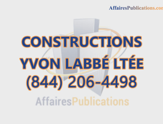 CONSTRUCTIONS YVON LABBÉ LTÉE