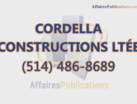 CORDELLA CONSTRUCTIONS LTÉE