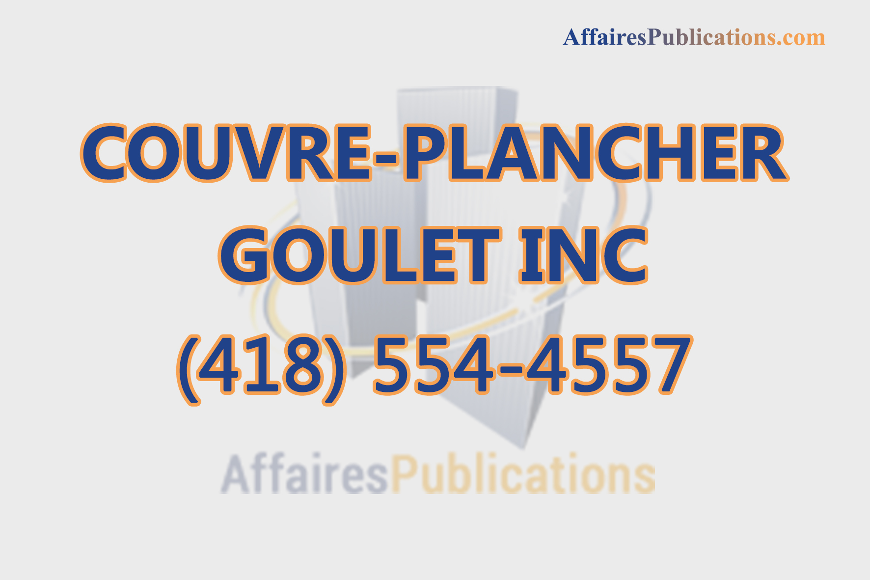 COUVRE-PLANCHER GOULET INC