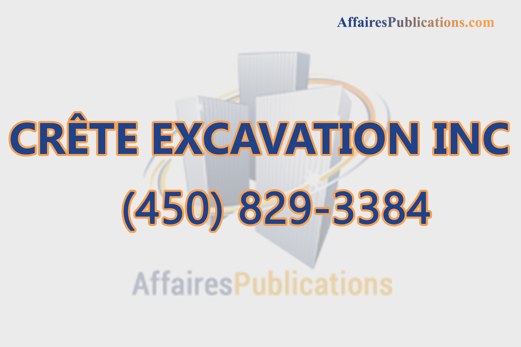 CRÊTE EXCAVATION INC