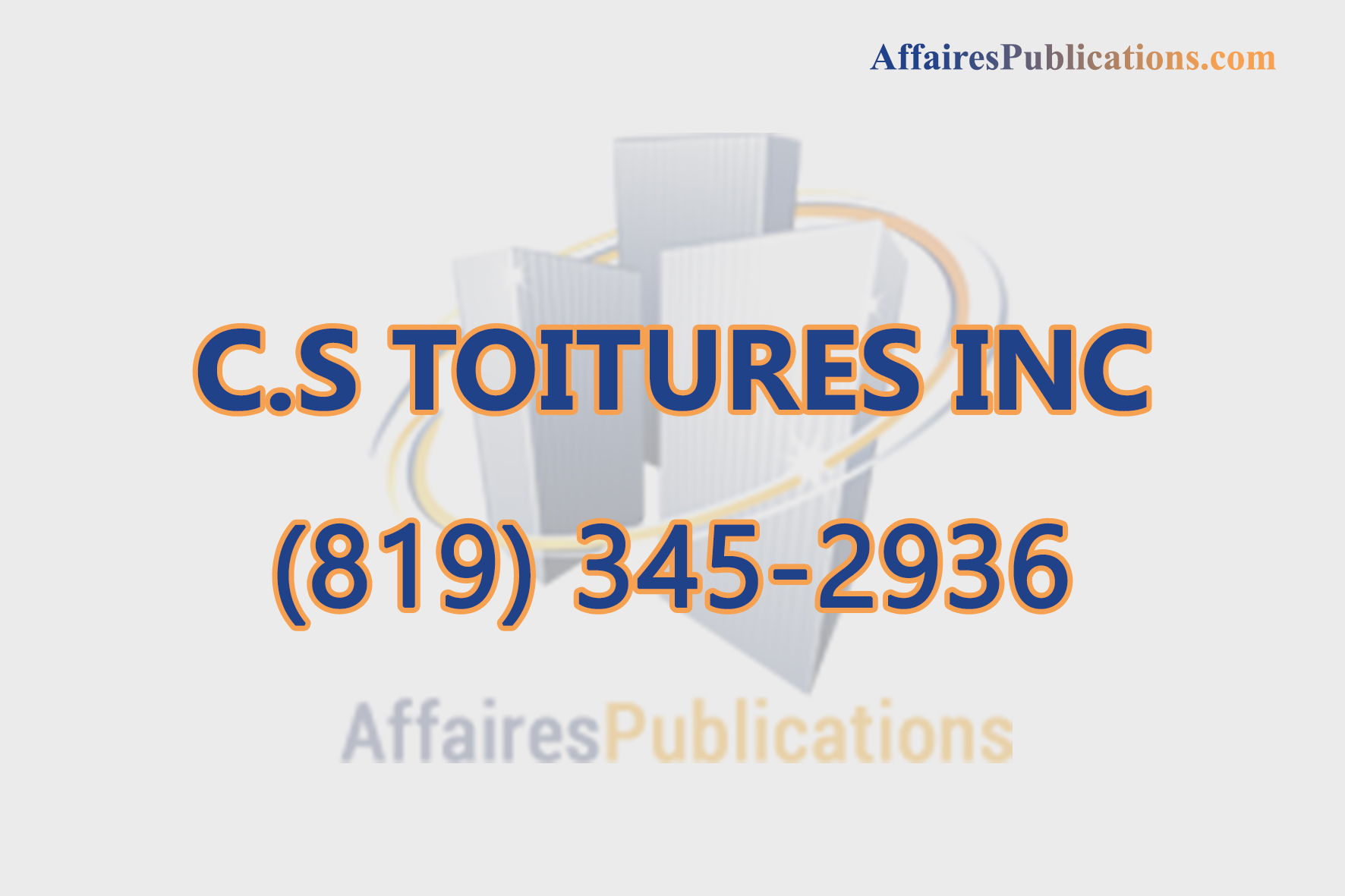 C.S TOITURES INC
