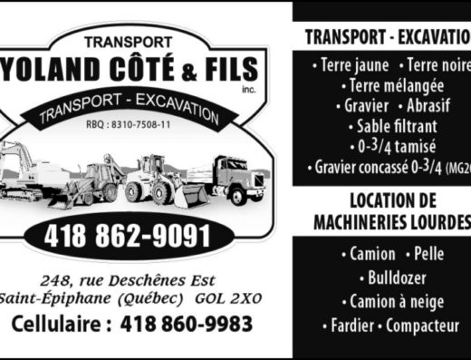 TRANSPORT YOLAND COTE & FILS