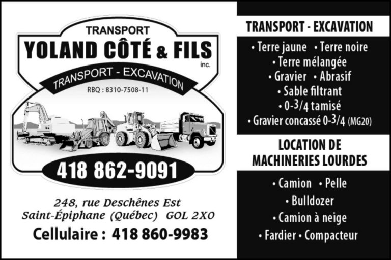 TRANSPORT YOLAND COTE & FILS
