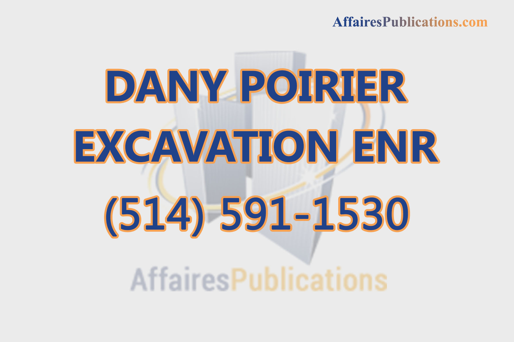 DANY POIRIER EXCAVATION ENR