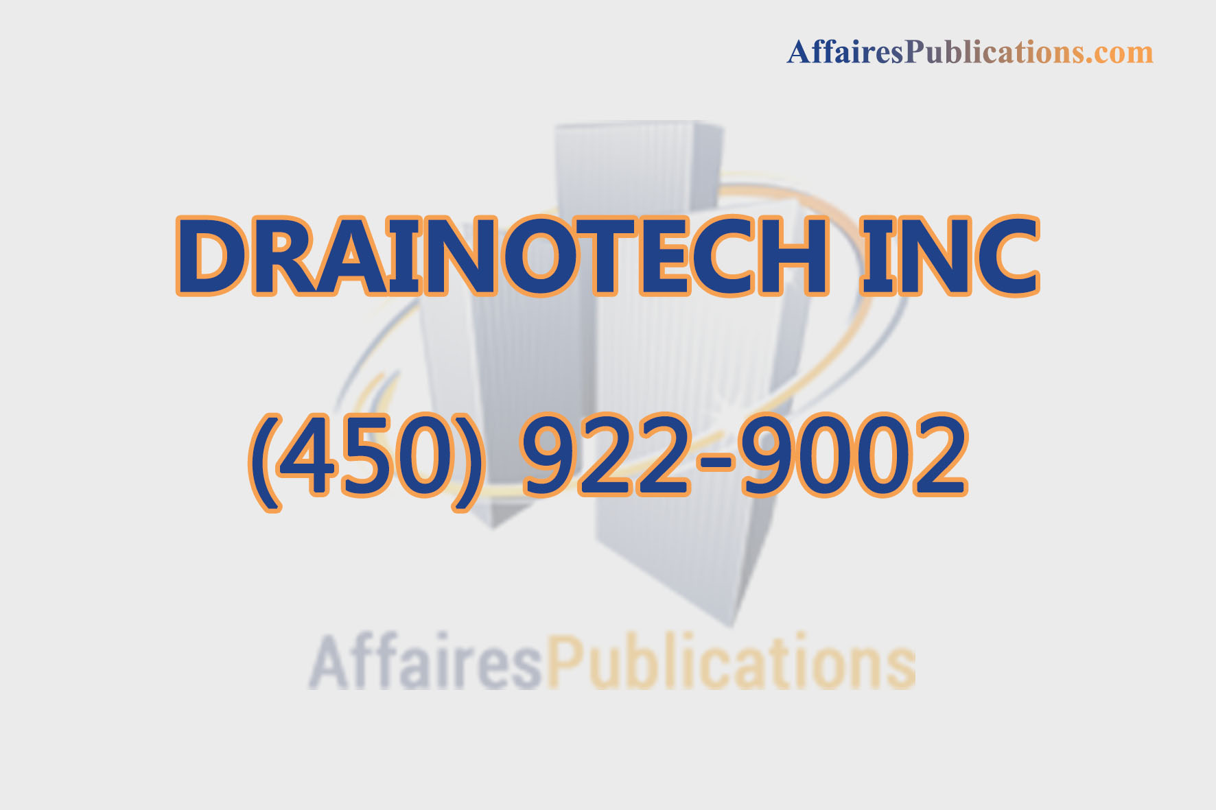 DRAINOTECH INC