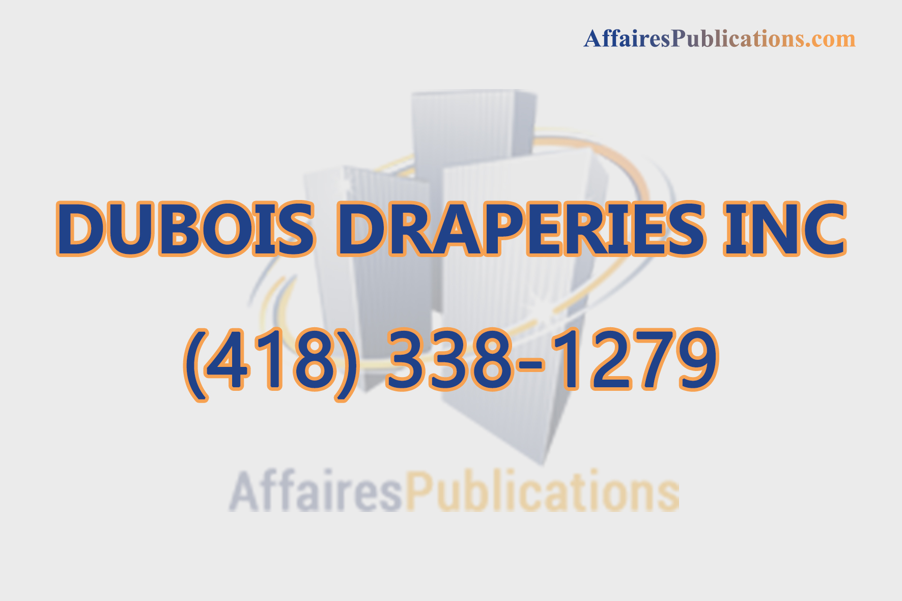 DUBOIS DRAPERIES INC