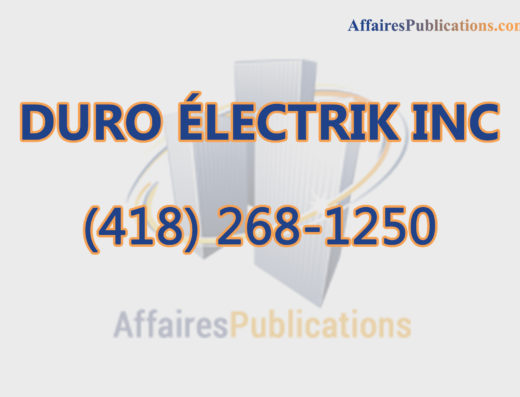DURO ÉLECTRIK INC