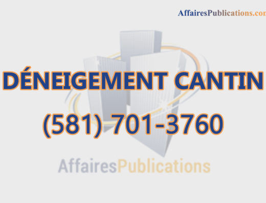 DÉNEIGEMENT CANTIN
