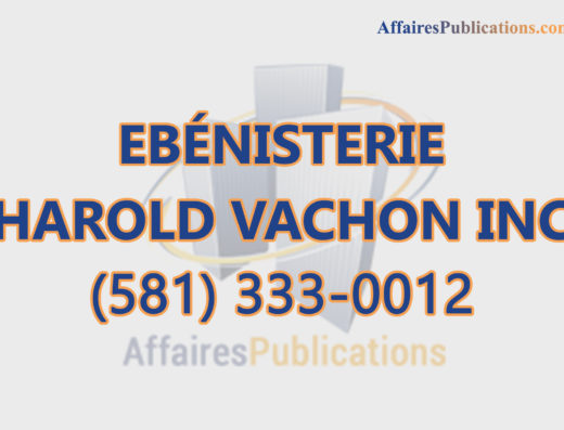 EBÉNISTERIE HAROLD VACHON
