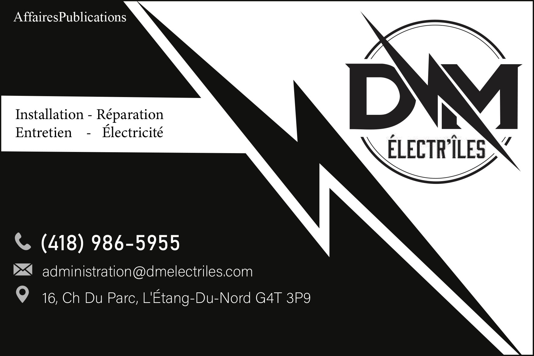 ÉLECTR&rsquo;ILES INC