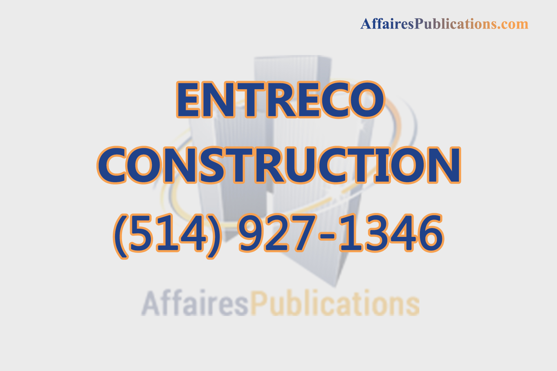 ENTRECO CONSTRUCTION