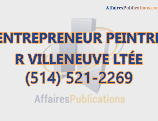 ENTREPRENEUR PEINTRE R VILLENEUVE LTÉE