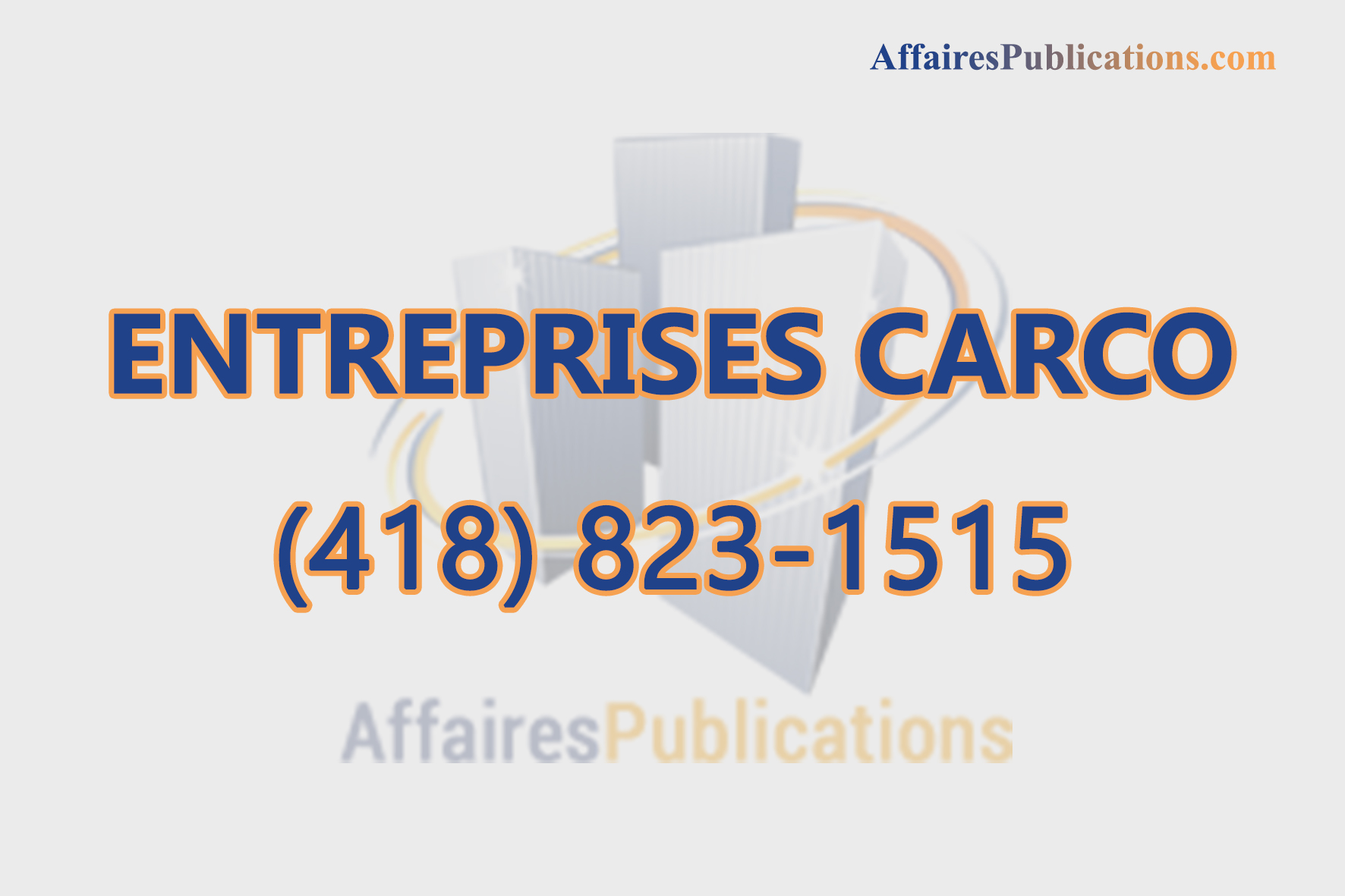 ENTREPRISES CARCO