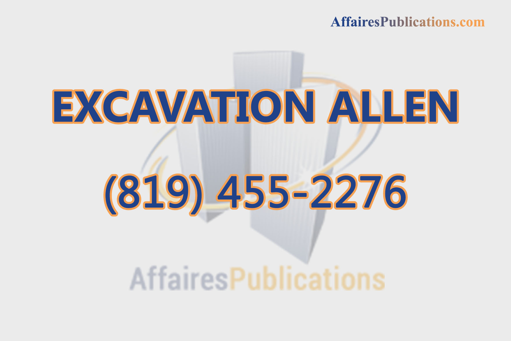 EXCAVATION ALLEN