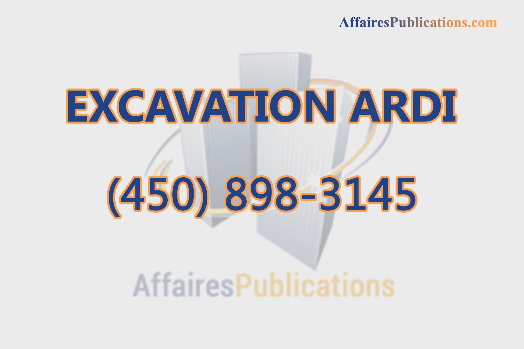 EXCAVATION ARDI