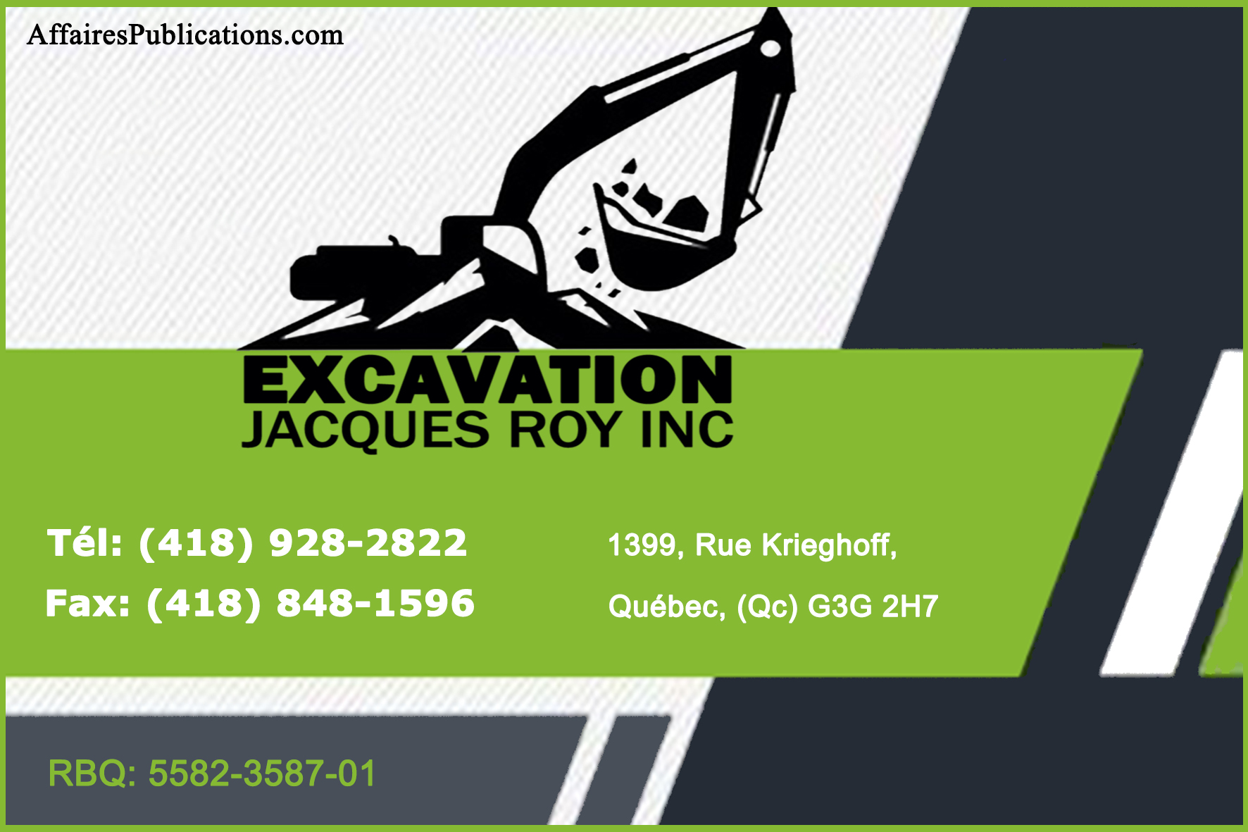 EXCAVATION JACQUES ROY INC