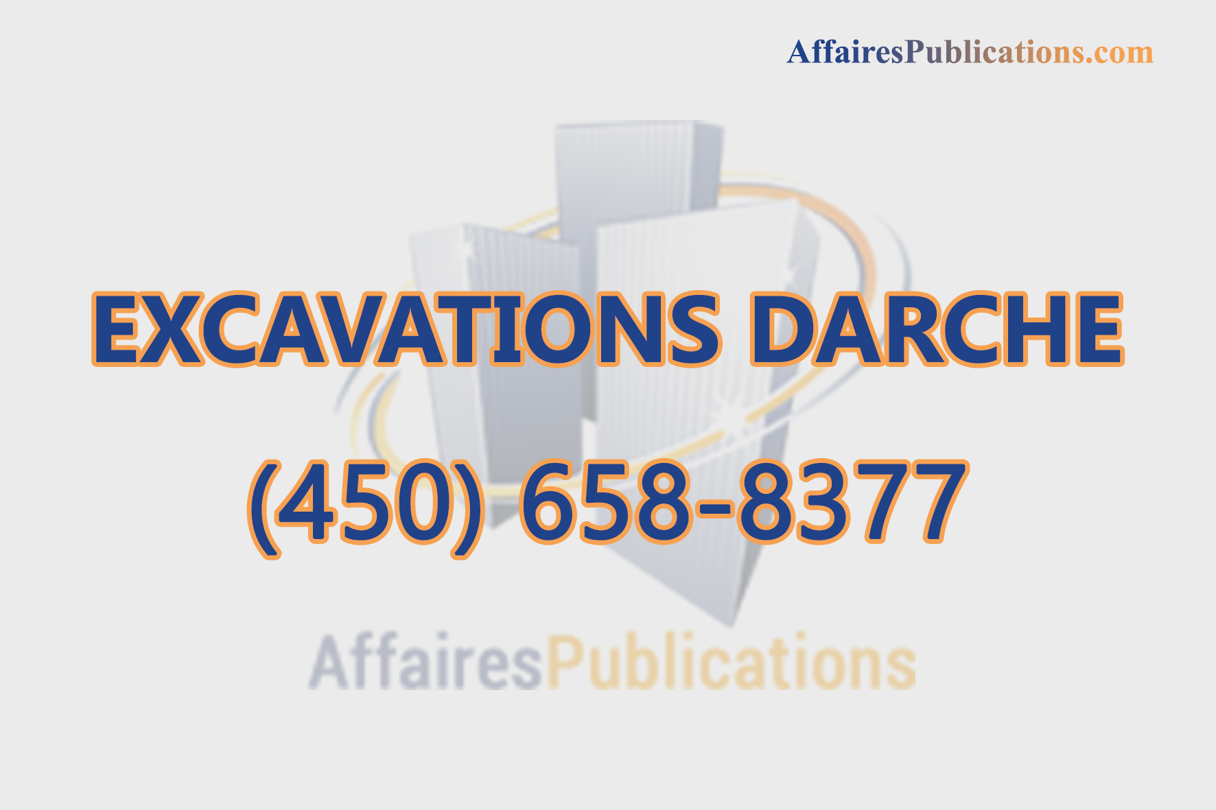 EXCAVATIONS DARCHE INC