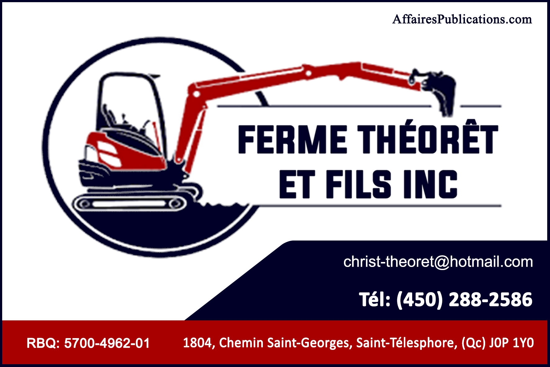 FERME THÉORÊT ET FILS INC