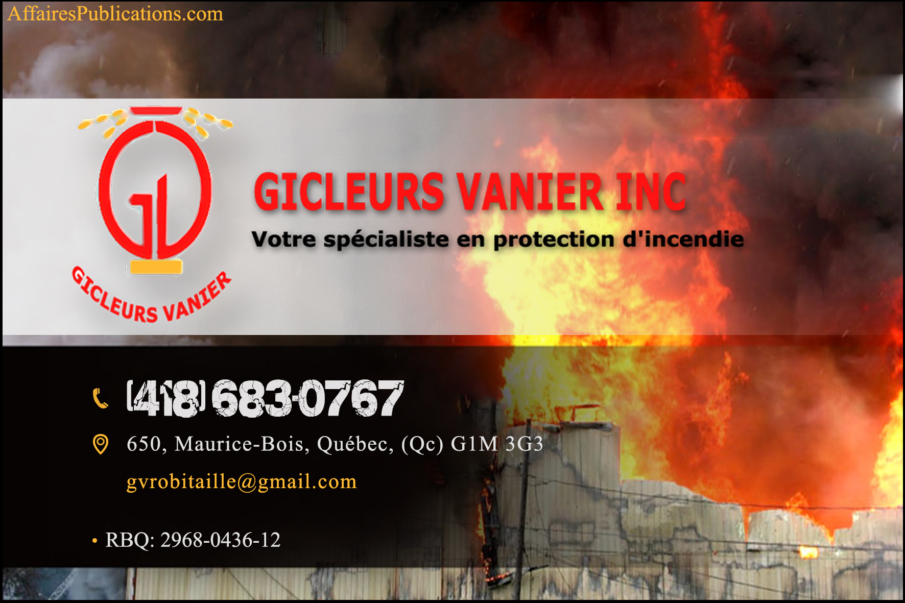 GICLEURS VANIER INC