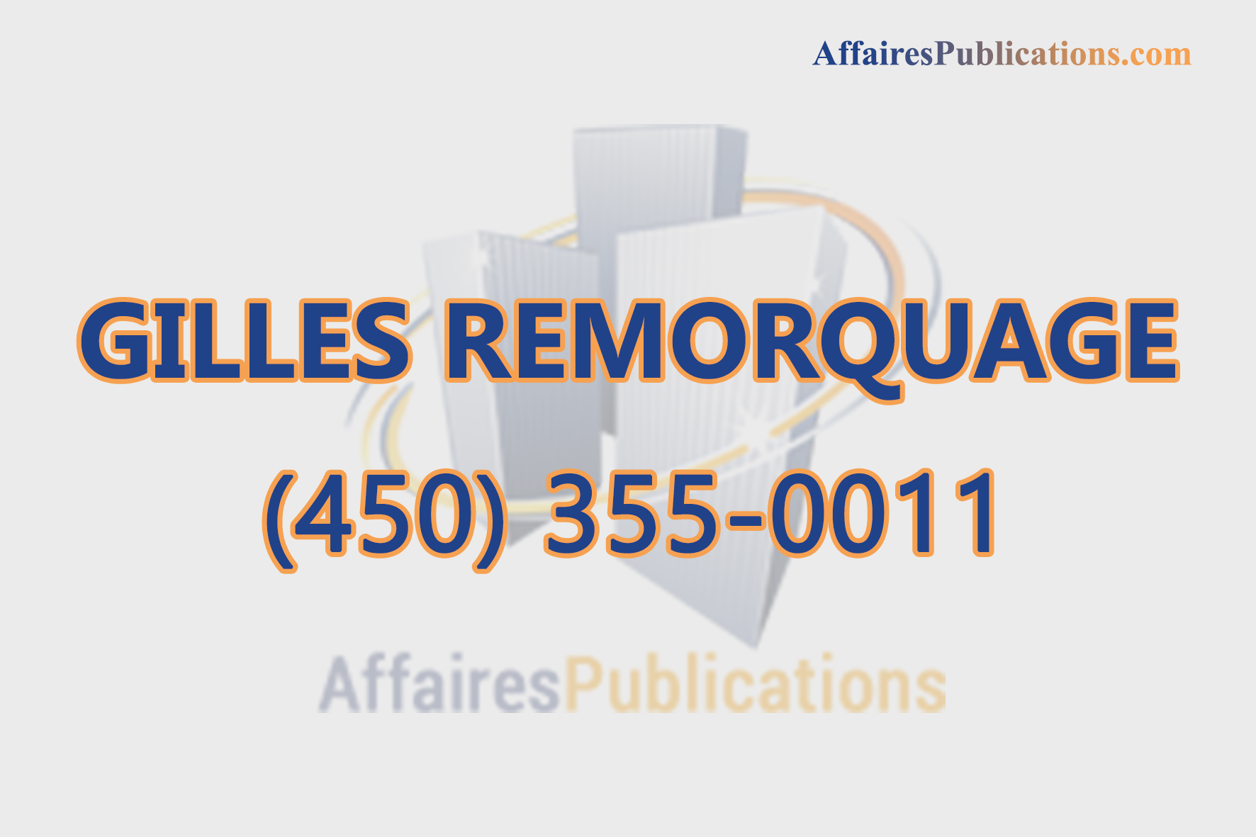 GILLES REMORQUAGE