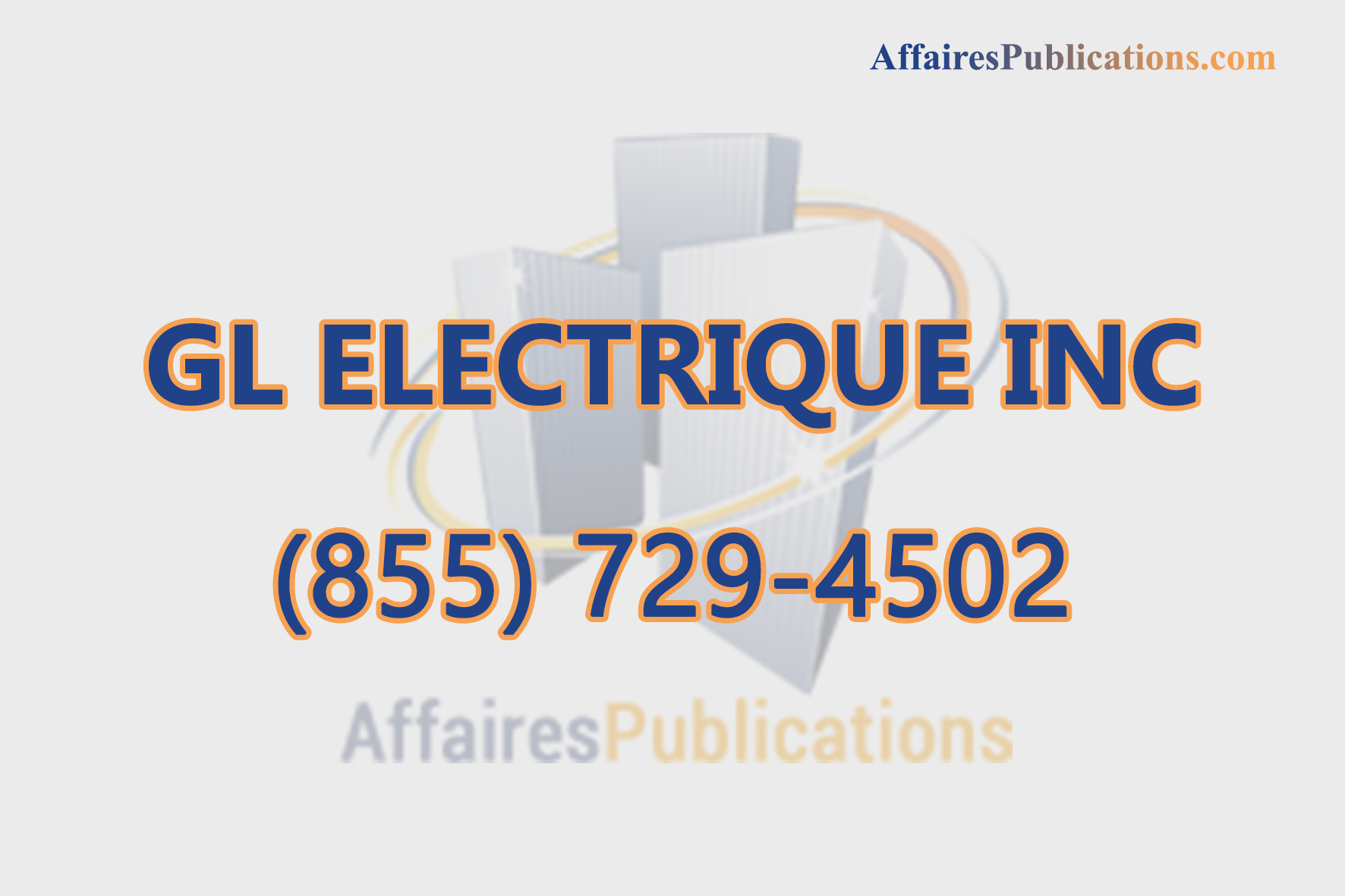 GL ELECTRIQUE INC