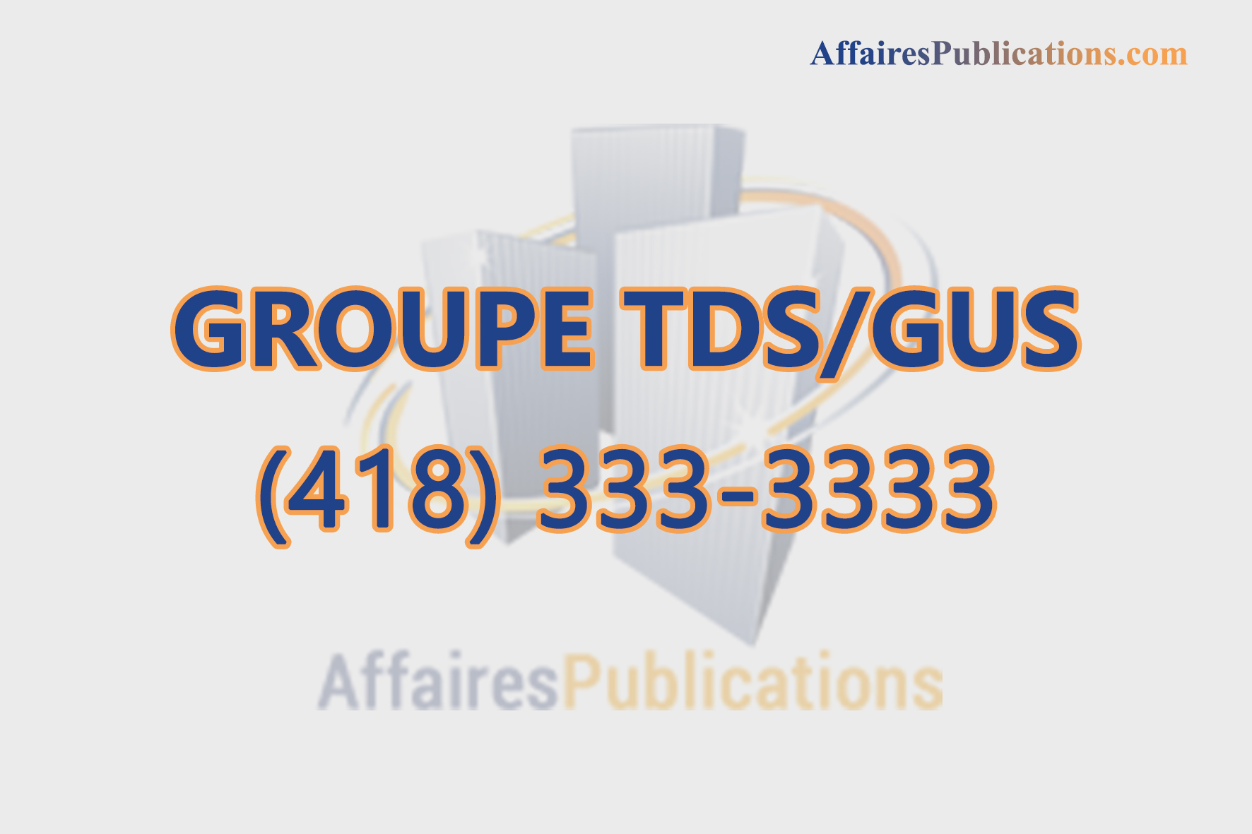 GROUPE TDS/GUS