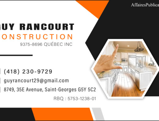 GUY RANCOURT CONSTRUCTION </br> 9375-8696 QUÉBEC INC