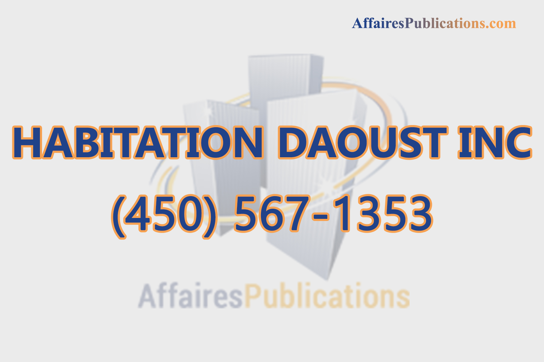 HABITATION DAOUST INC