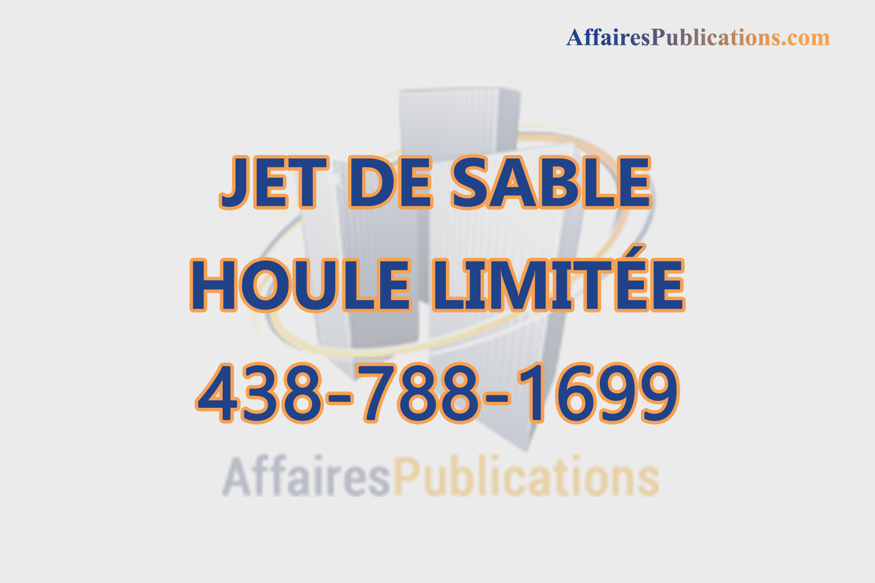 JET DE SABLE HOULE LIMITÉE