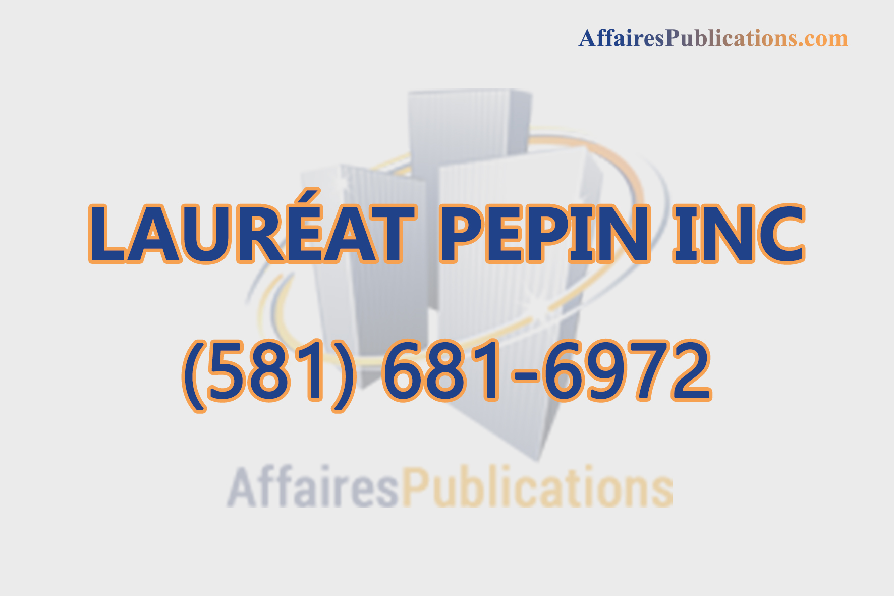 LAURÉAT PEPIN INC