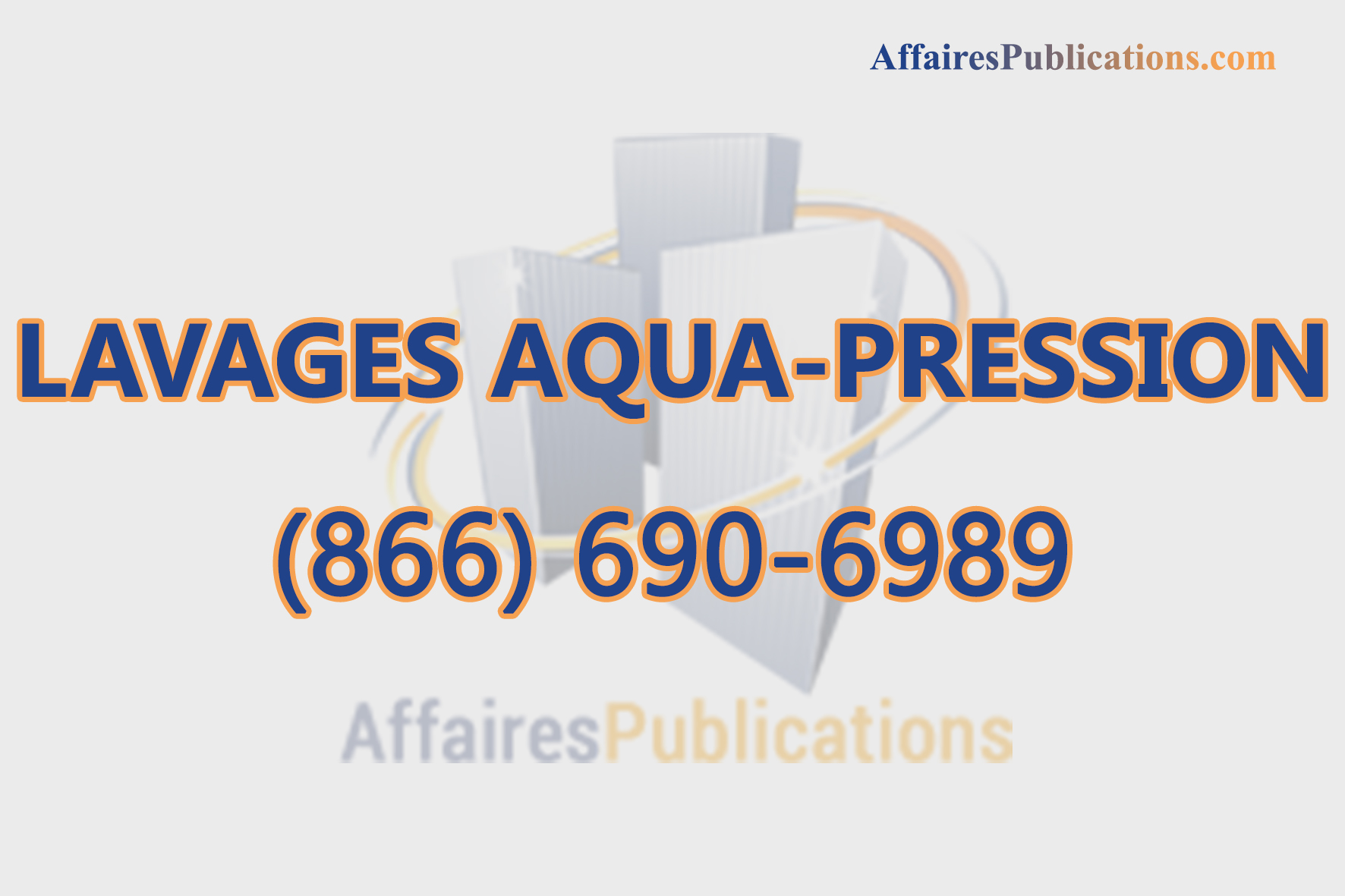 LAVAGES AQUA-PRESSION