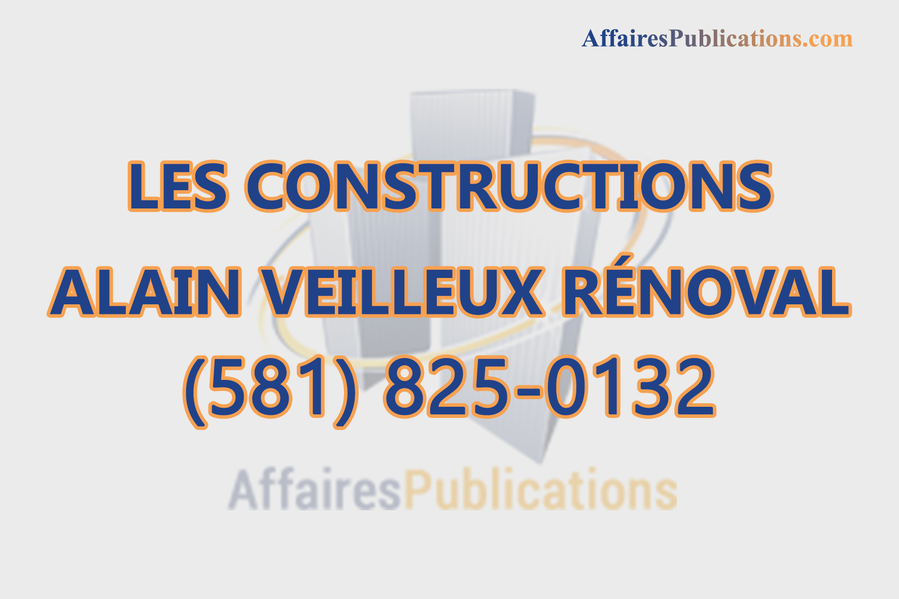LES CONSTRUCTIONS ALAIN VEILLEUX RÉNOVAL