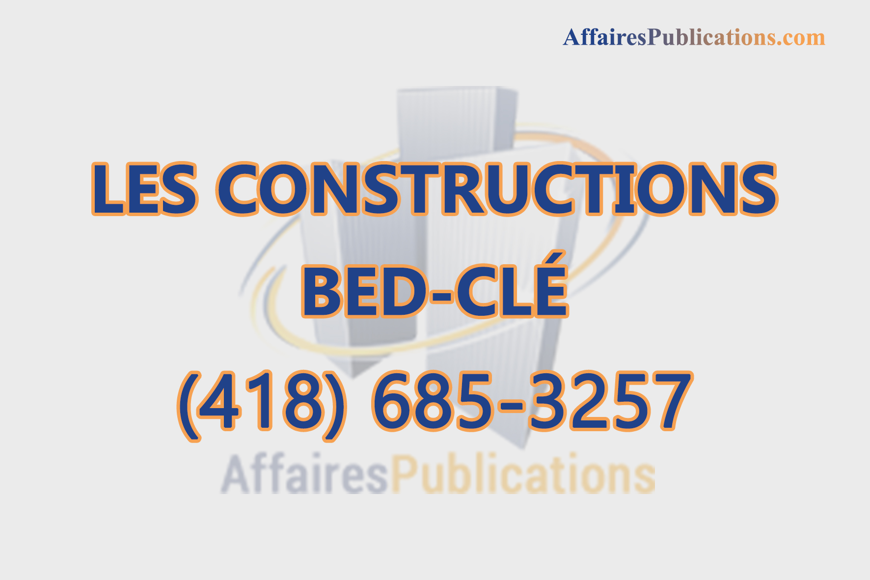 LES CONSTRUCTIONS BED-CLÉ