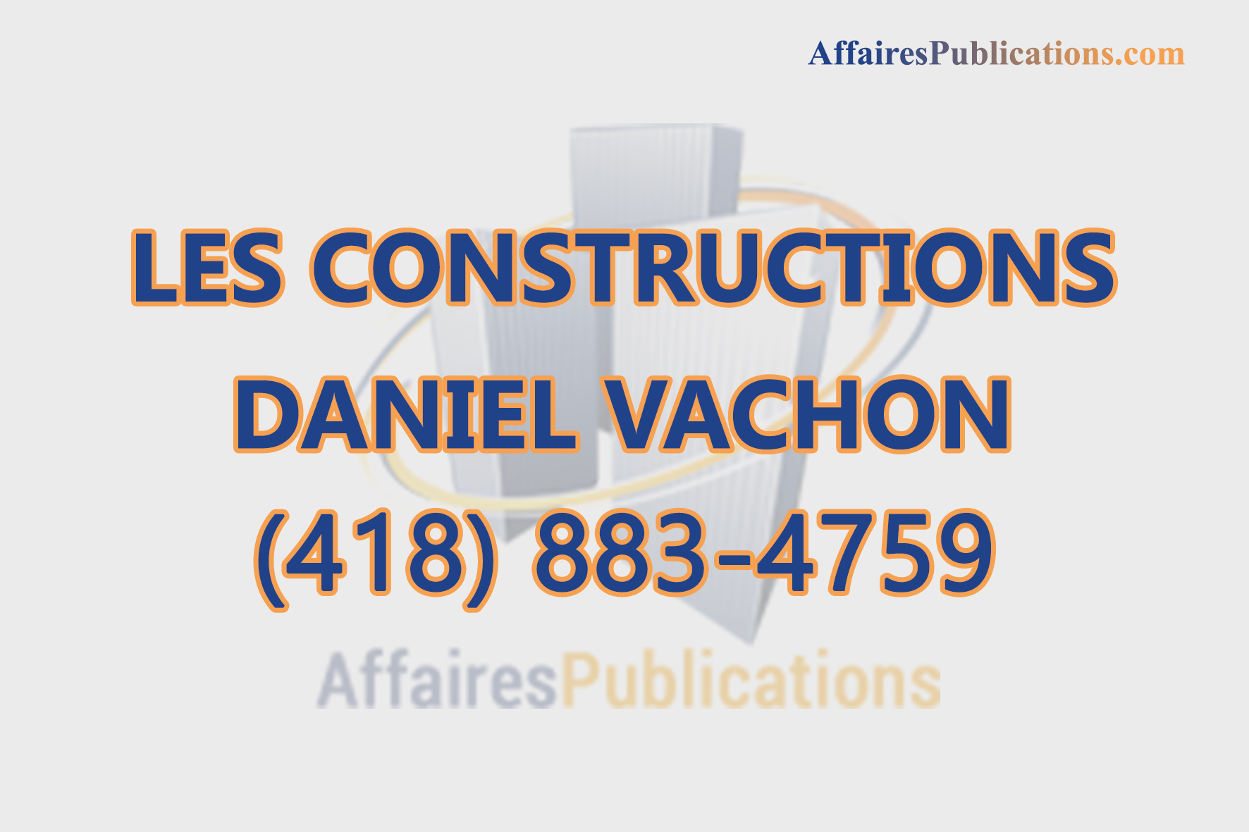 LES CONSTRUCTIONS DANIEL VACHON
