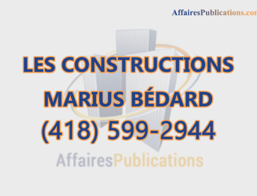 LES CONSTRUCTIONS MARIUS BÉDARD