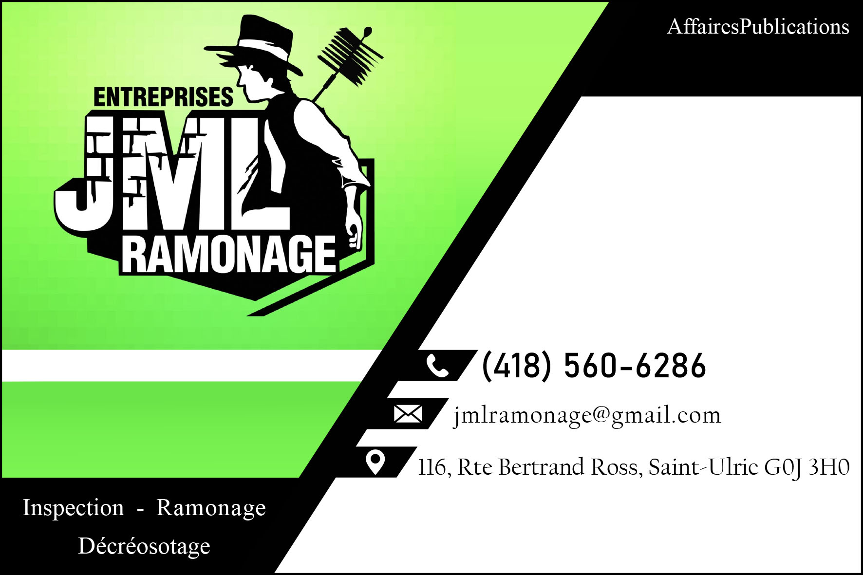 LES ENTREPRISES JML INC