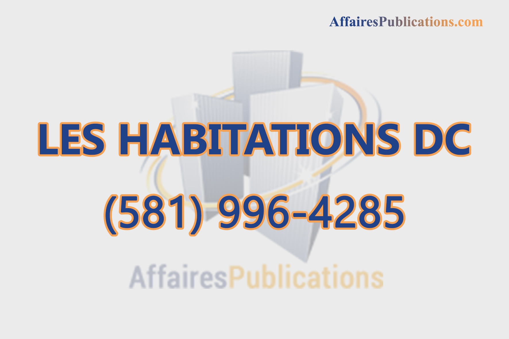LES HABITATIONS DC
