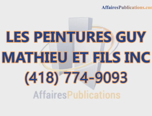 LES PEINTURES GUY MATHIEU ET FILS INC